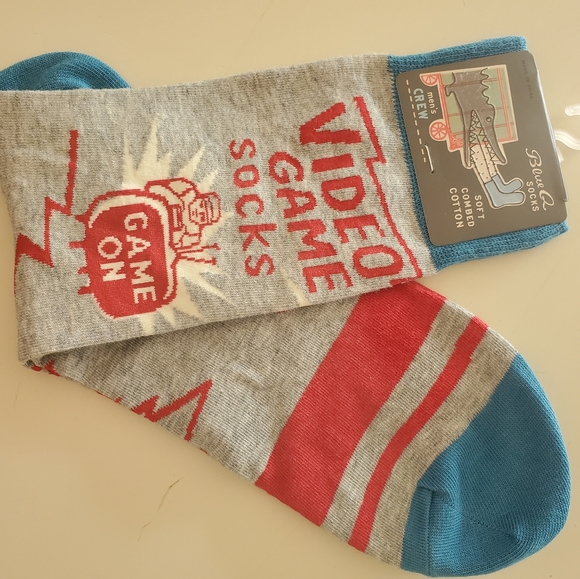 Blue Q socks men's crew size 7-12 - Picture 1 of 10